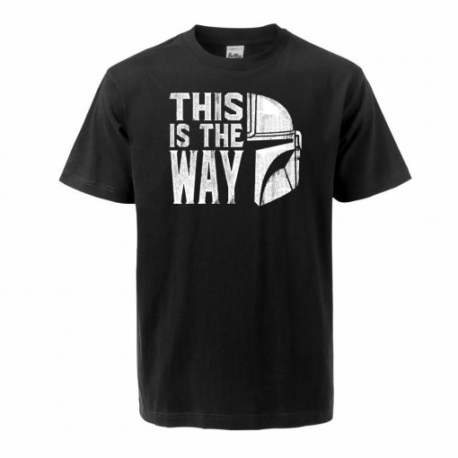 Men The Mandalorian T Shirts 2020 Summer Tops Tees Cotton Short Sleeve Star Wars This Is