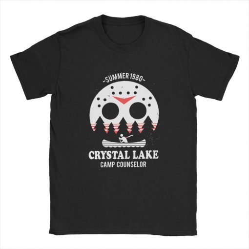 Men s Crystal Lake Camp Counselor T Shirt The 13 Friday Jason Horror 13Th 100 Premium 1