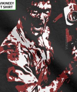 Men s TShirt 1981 s Evil Dead Cotton Tee Shirt Short Sleeve Horror Movie Scary Friday 3