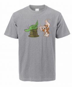Men s Tshirt The Mandalorian Child Yoda Hip Hop Oversized T Shirt Summer Cotton Baby Yoda 1