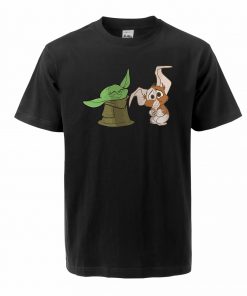 Men s Tshirt The Mandalorian Child Yoda Hip Hop Oversized T Shirt Summer Cotton Baby Yoda