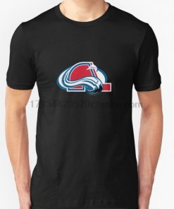 Men t shirt Short sleeve Colorado Nordiques Quebec Avalanche Unisex T Shirt Women t shirt tee