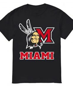 Miami University Redskins Logo Shirt Full Size For Men Women Tops New Unisex Funny Tee Shirt