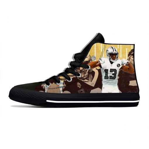Michael Thomas New Orleans Football Star Fans Fashion Lightweight High Top Canvas Shoes Men Women Casual 3