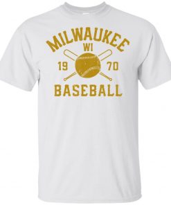 Milwaukee T Shirt Baseball Wisconsin Brewer Retro Men S Tee Shirt Short Sleeve Printing Apparel Tee