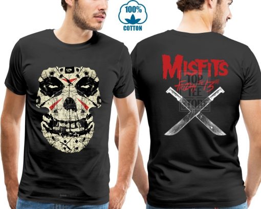 Misfits Friday The 13Th Men Black Size S To Xxxl Printed T Shirt Men Cotton T 18