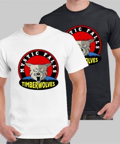 Mystic Falls Timberwolves High School The Vampire Diaries T Shirt Usa Size Unisex Men Women Tee