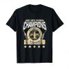 NFC South Division Champions 2018 New Orleans Saints Black T Shirt S 3XL