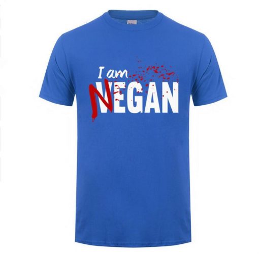 Negan lucille T Shirt Walking Dead Negan Lucille Men Fashion Design Custom Short Sleeve Valentine s 2