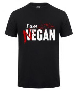 Negan lucille T Shirt Walking Dead Negan Lucille Men Fashion Design Custom Short Sleeve Valentine s