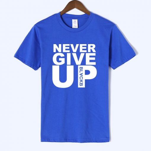 Never Give Up T shirt Salah Barcelona 4 0 Tee Fan Football T shirt Premium Quality 1
