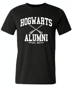 New Novelty Design Hogwarts Alumni T Shirt Men Women Harry Funny Potter T shirts Short Sleeve 1