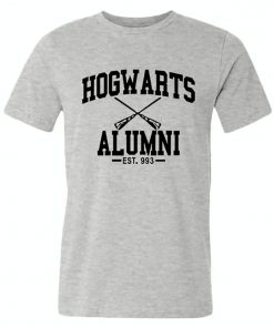 New Novelty Design Hogwarts Alumni T Shirt Men Women Harry Funny Potter T shirts Short Sleeve
