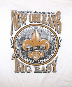 New Orleans All That Jazz Vintage White T Shirt Unisex Size S 3Xl