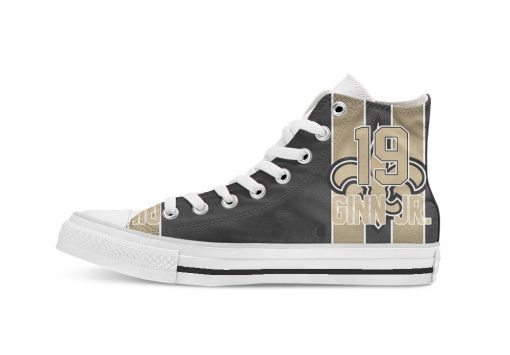 New Orleans Football Player Jordan High Top Canvas Shoes Custom Walking shoes 1