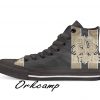 New Orleans Football Player Lattimore High Top Canvas Shoes Custom Walking shoes