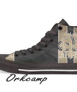 New Orleans Football Player Lattimore High Top Canvas Shoes Custom Walking shoes