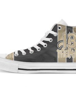 New Orleans Football Player Matthews High Top Canvas Shoes Custom Walking shoes 1