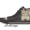 New Orleans Football Player Newhouse High Top Canvas Shoes Custom Walking shoes