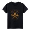 New Orleans New Orleans Tricentennial Decorative Vintage Gold t shirt Designs Short Sleeve Crew Neck Pictures