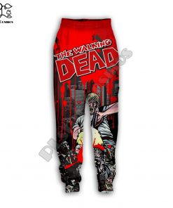Newest Hot sell TV Drama The Walking Dead Men Women Sweatshirt 3D Print Hoodie Long Sleeve 5