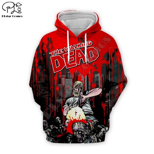 Newest Hot sell TV Drama The Walking Dead Men Women Sweatshirt 3D Print Hoodie Long Sleeve