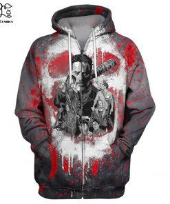 Newest Hot sell TV Drama The Walking Dead Men Women Sweatshirt 3D Print Hoodie Long Sleeve 8