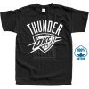Okc Black T Shirt Fan Oklahoma City Russell Thunder All Sizes S 3Xl Harajuku Tops T