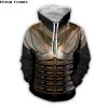 PLstar Cosmos Fashion Men hoodies game of Thrones character armor 3D Print Unisex Hoodie streetwear Cosplay