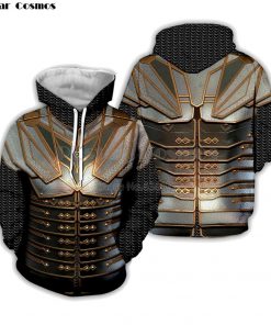PLstar Cosmos Fashion Men hoodies game of Thrones character armor 3D Print Unisex Hoodie streetwear Cosplay 2