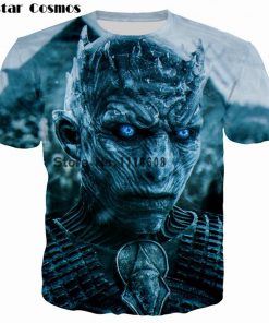 PLstar Cosmos Jon Snow Game of Thrones Printed 3D Men T shirt casual men tshirt Tops 3