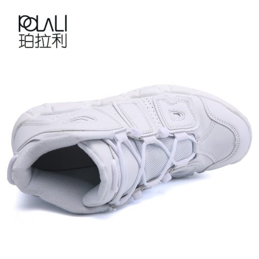 POLALI Brand Basketball Shoes Men High top Sports Air Cushion Jordan Hombre Athletic Mens Shoes Comfortable 3