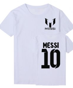 Pkorli Barcelona MESSI Men T Shirt Cotton Short Sleeve Casual Men S T Shirts Summer Messi 1