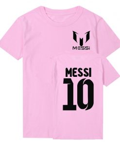 Pkorli Barcelona MESSI Men T Shirt Cotton Short Sleeve Casual Men S T Shirts Summer Messi 2