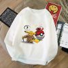 Pokemon Baby Yoda Shirt Aesthetic Harajuku Hoodies Sweatshirt Women Hoodies Women Kawaii Clothes Sweat Femme Thicken