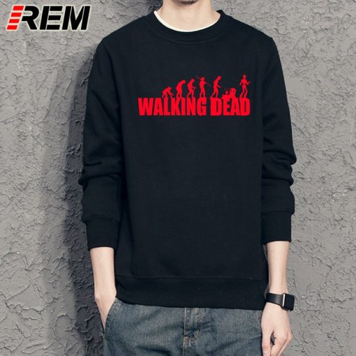 REM brand evolution walking dead dunk Sweatshirts cotton men long sleeve boy casual homme Hoodies tops 3