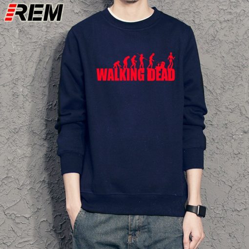 REM brand evolution walking dead dunk Sweatshirts cotton men long sleeve boy casual homme Hoodies tops 4