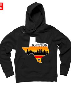 Retro Houston Texas Baseball Throwback T Shirt astro Baseball Houston Flag Skyline Big City Texas Houston 4