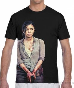 Rosita The Walking Dead men T Shirt women all over print fashion girl t shirt boy