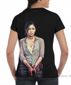 Rosita The Walking Dead men T Shirt women all over print fashion girl t shirt boy 3