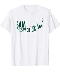 Sam quot The Savior quot Darnold Jets Namath Homage Graphic T Shirt New Men Summer Tops
