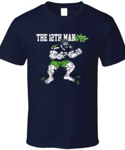 Seattle 12TH Man Seahawks Defense Football T Shirt 1