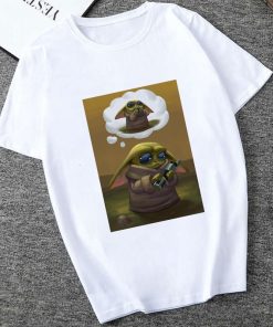 Showtly 2019 The Mandalorian Baby Yoda Sweatshirt Men Women Star Wars TV Series T shirt 90S 4