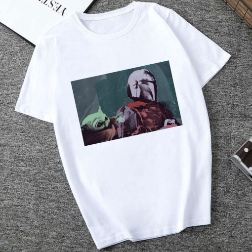 Showtly 2019 The Mandalorian Baby Yoda Sweatshirt Men Women Star Wars TV Series T shirt 90S 5