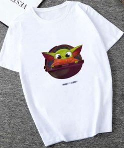 Showtly The Mandalorian Baby Yoda Sweatshirt Men Women Star Wars TV Series T shirt 90S Science 1