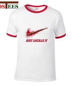 Splash Ink The Walking Dead Negan T shirt 2018 vestido de verano Parody Just Lucille it 21