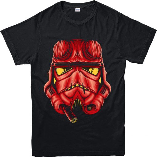 Star Wars T Shirt Hellboy Spoof T Shirt Inspired Design Top Customized T Shirts Men Short