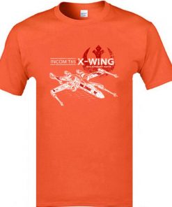 Star Wars TIE Fighter T65 X Wing Leisure Top T Shirt Aircraft Plane Starwars Printed Tshirt 5