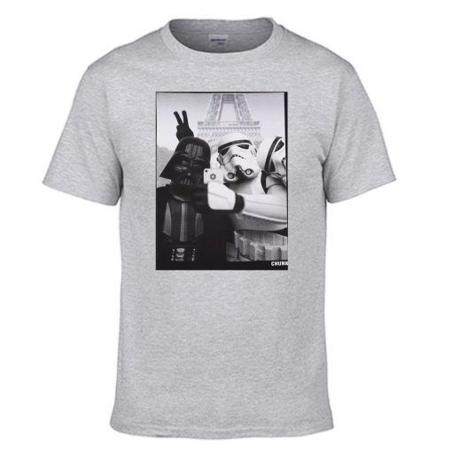 Star Wars Tshirt Men Darth Vader T shirt Selfie Stormtrooper Funny Tshirts Summer Tops Short Sleeve 3