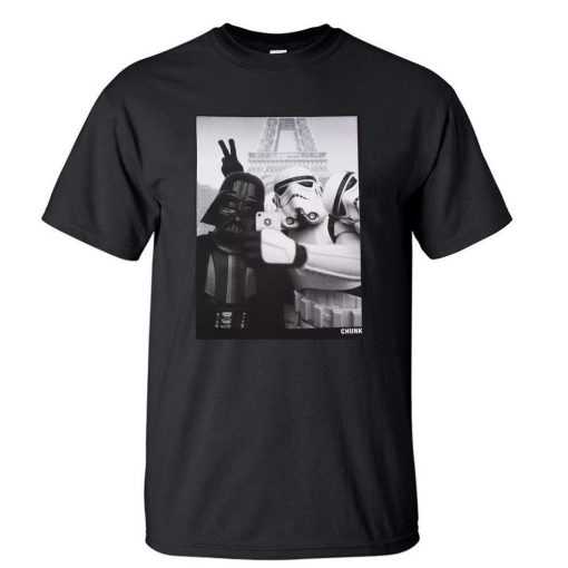 Star Wars Tshirt Men Darth Vader T shirt Selfie Stormtrooper Funny Tshirts Summer Tops Short Sleeve